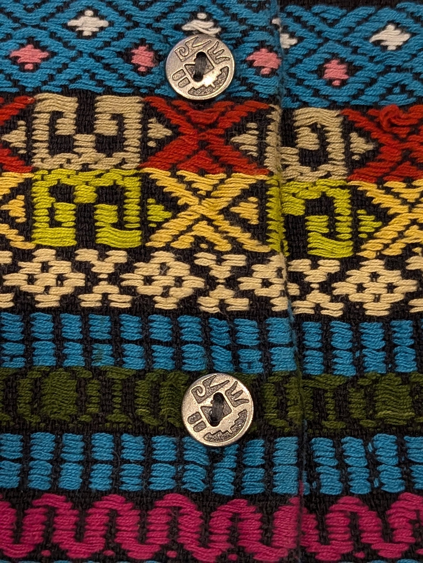 Chico's Vintage Vest Colorful Embroidery