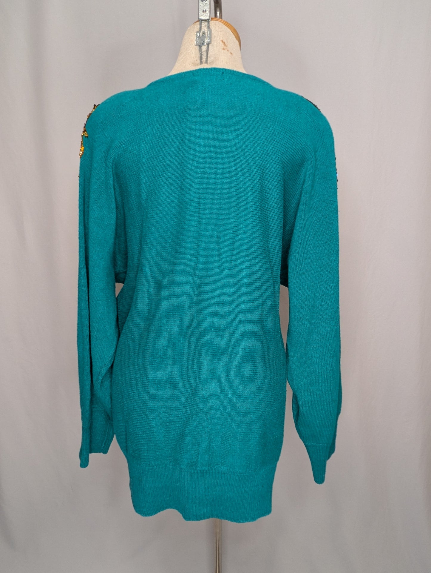1980's Vintage SML Glitz Sequin Sweater