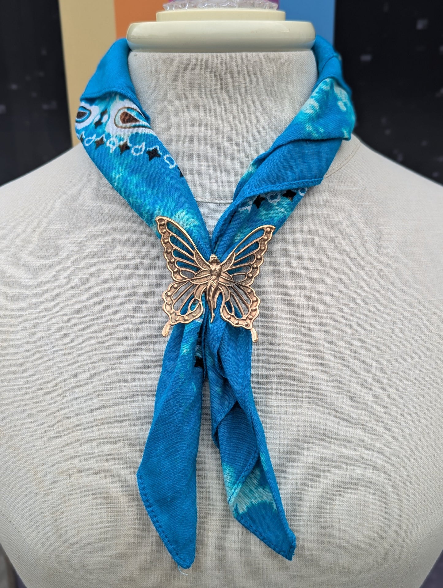 Brass Fairy Bandana Slide