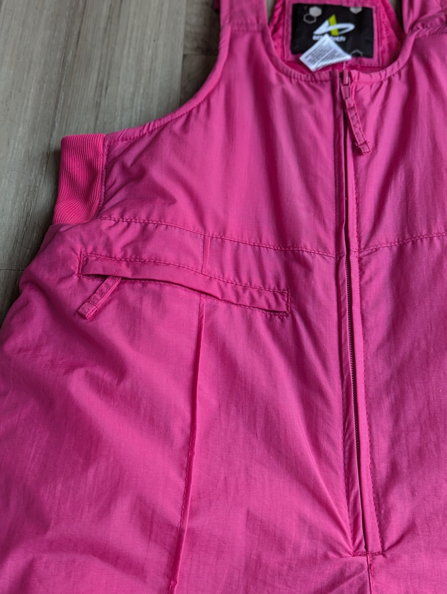 Athletech Vintage Ski Bib Hot Pink