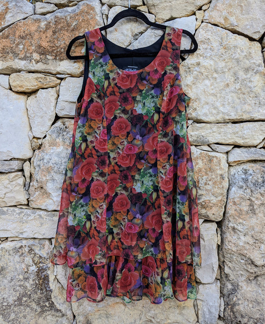 90's All That Jazz Floral Dress