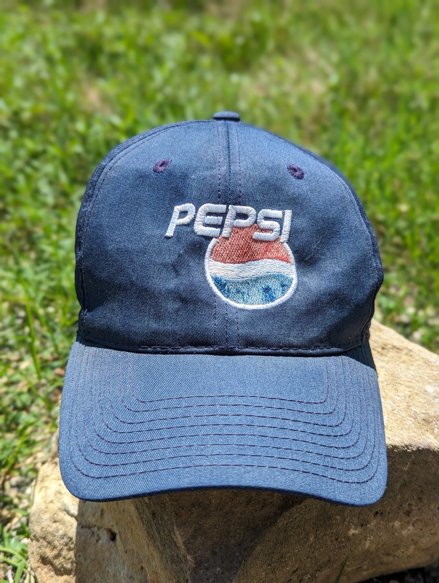 Vintage Embroidered Pepsi Baseball Cap