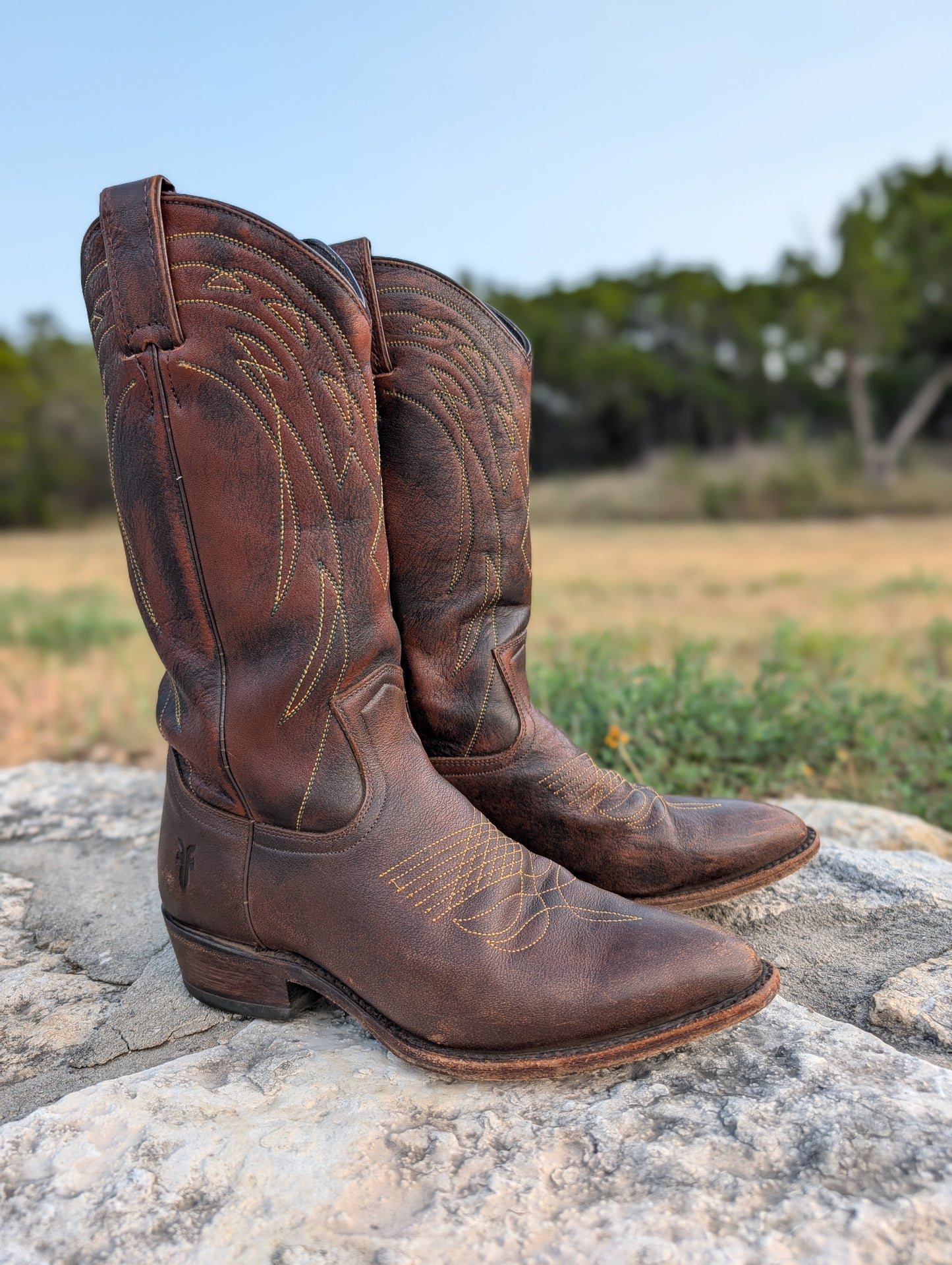Frye Billy Pull-On Western Boot - Size 8B Women's