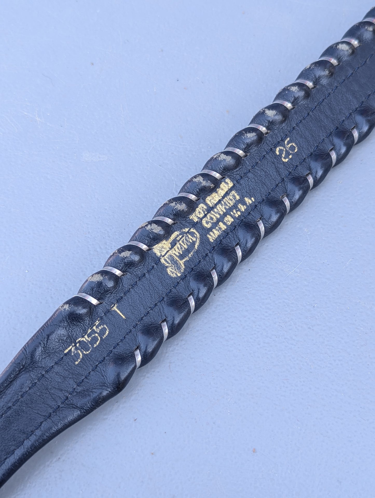 Vintage Justin Leather Belt