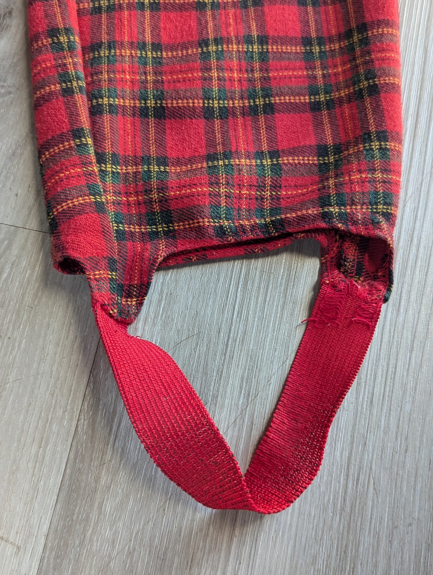 80's Tartan Plaid Stirrup Pants