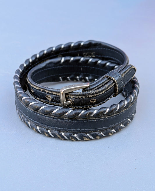 Vintage Justin Leather Belt