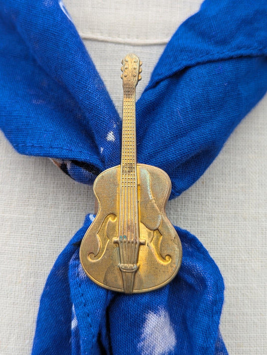 Brass Guitar Bandana Slide